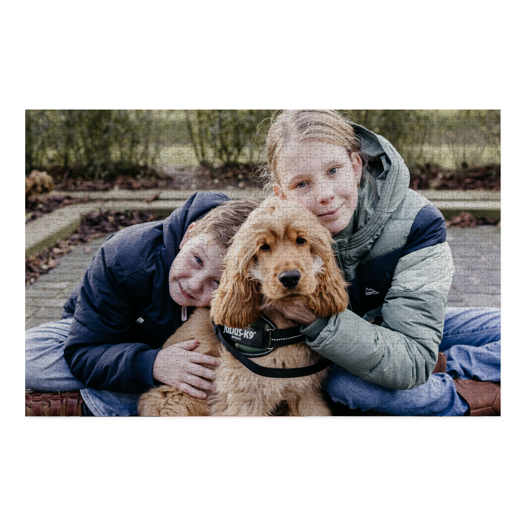 Puzzel met foto groot