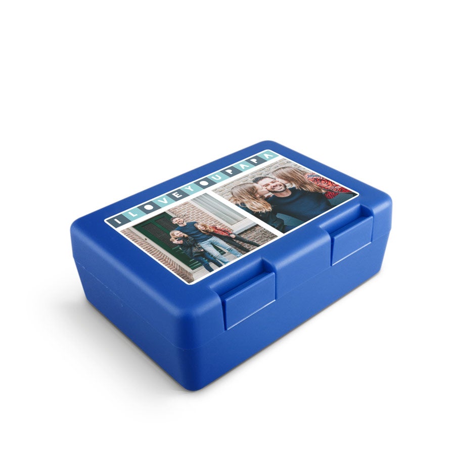 Personalised lunch box - Father's Day - Dark blue