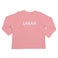 Personalised Baby T-shirt - Long sleeve - Pink - 62/68