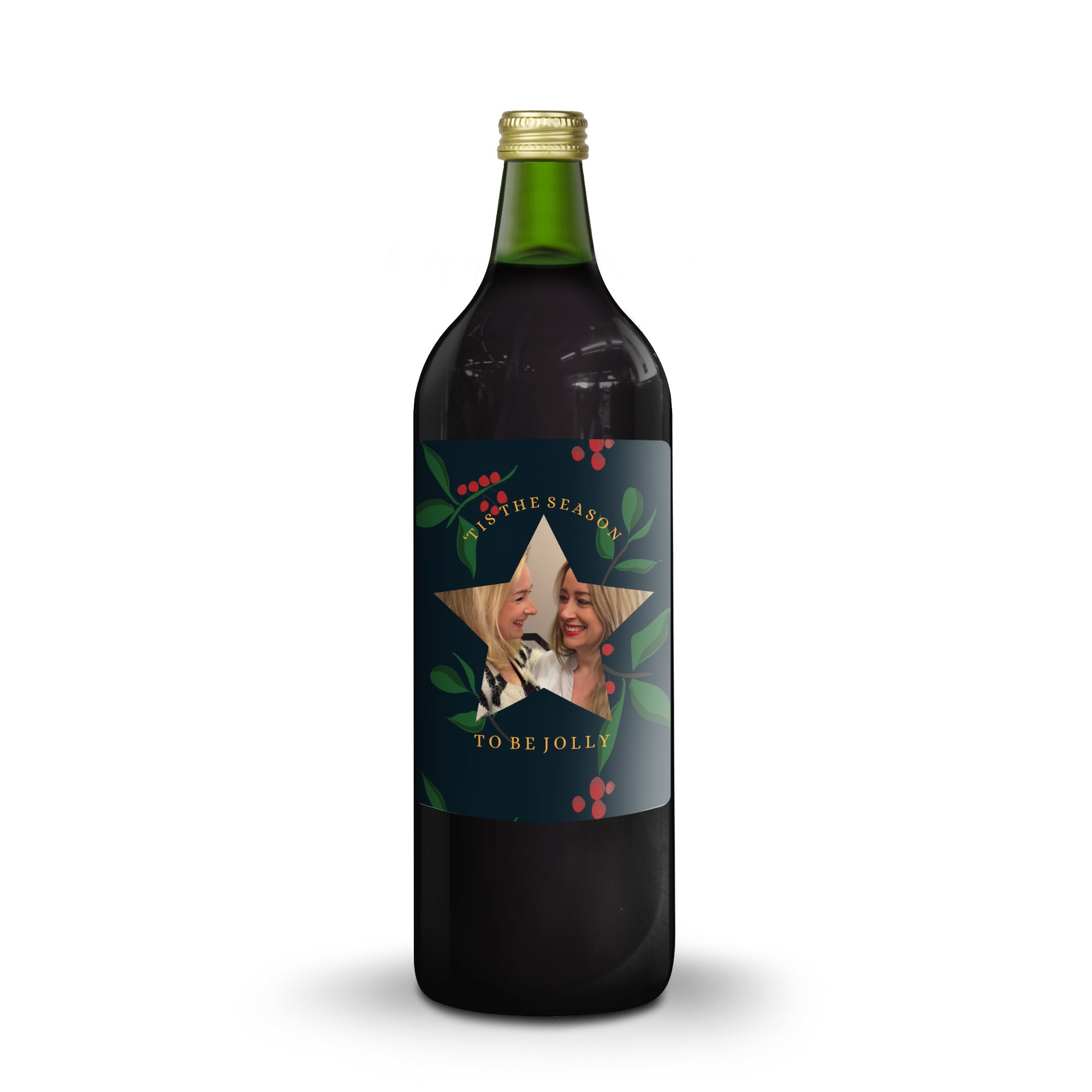 Personalised mulled wine gift - Engelsglut - Printed label