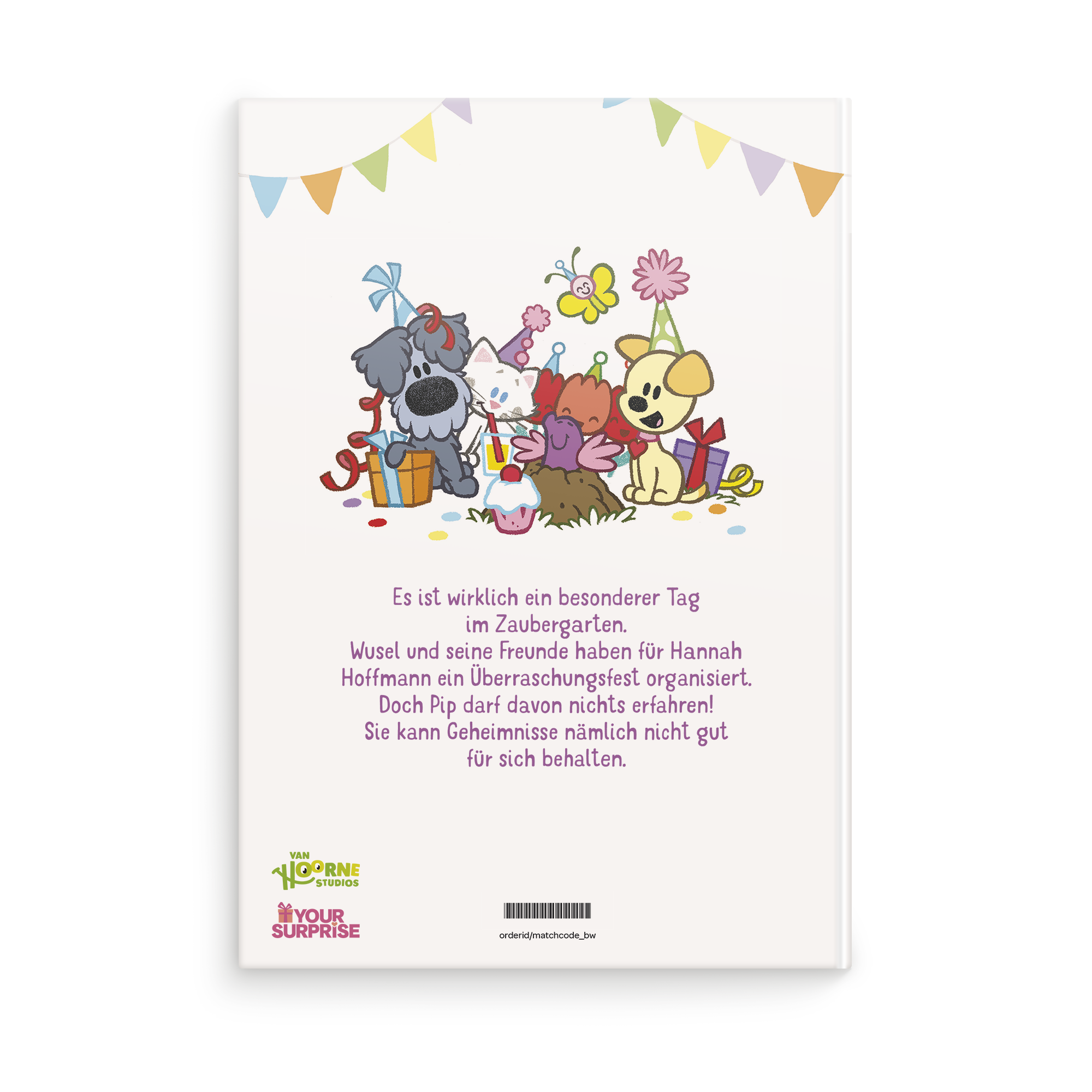 Kinderbuch Wusel & Pip - Geburtstag - XL personalisieren