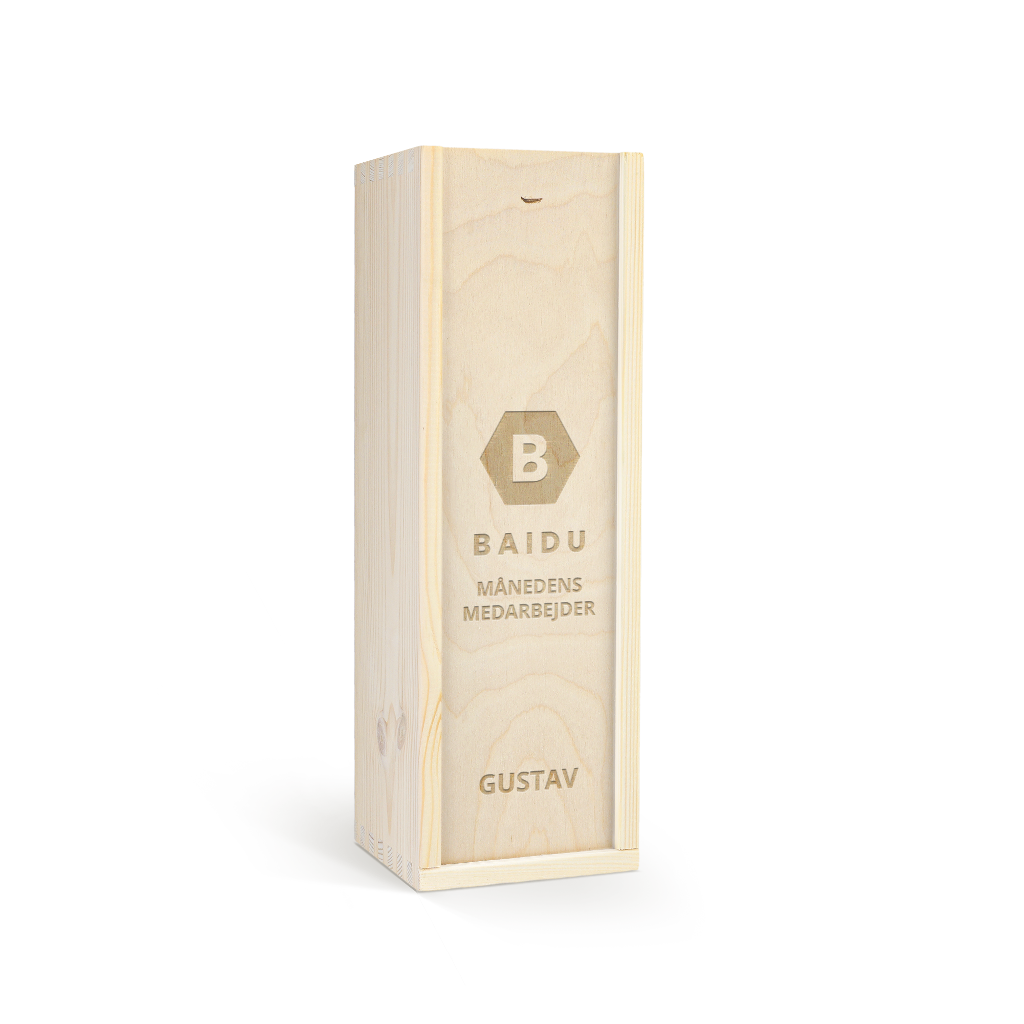 Whiskey i personlig trækasse - Jack Daniels