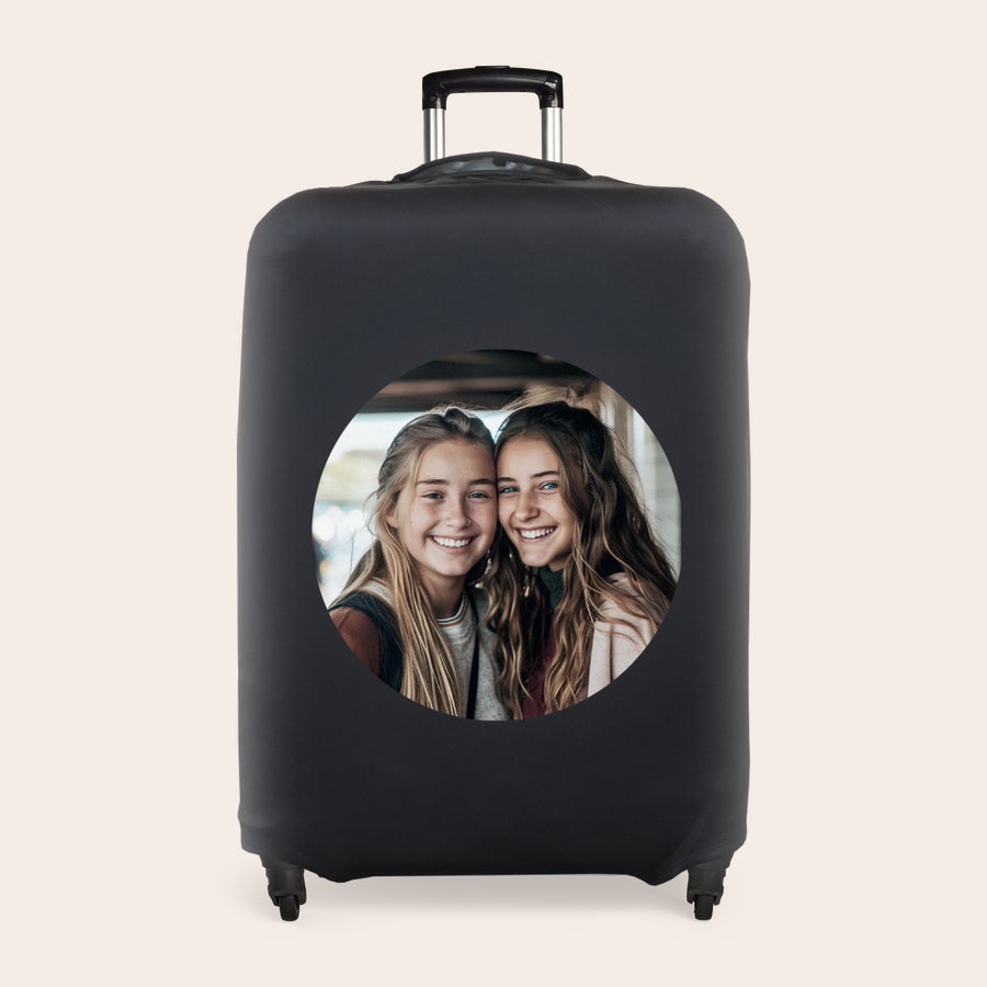 Personalised suitcase cover Personalised suitcase cover