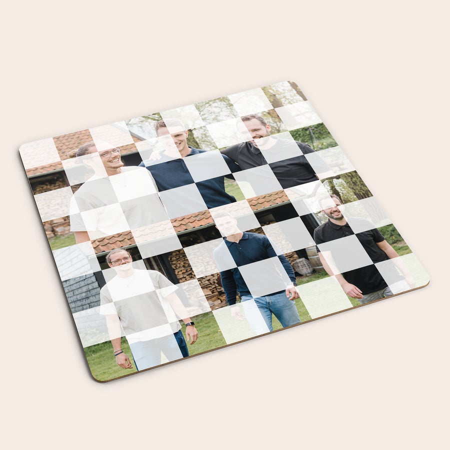 Juego de ajedrez personalizado  Tablero de ajedrez personalizado con fotos de personas impresas, perfecto para regalar un bonito juego de ajedrez con foto y texto.