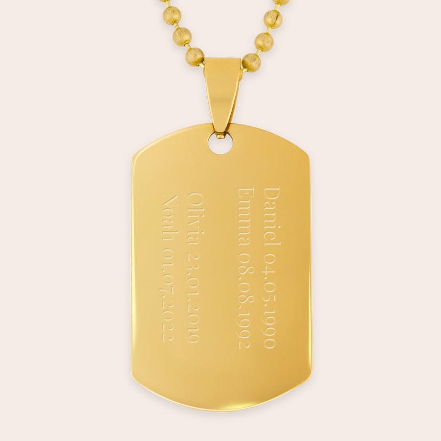 Dog Tag mit Gravur Dog Tag mit Gravur