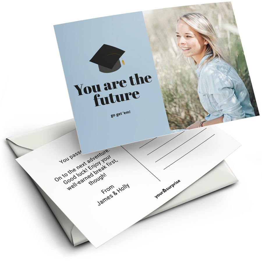 Personalised graduation card