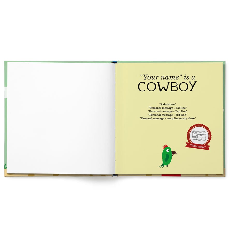 Personalised book - Cowboy