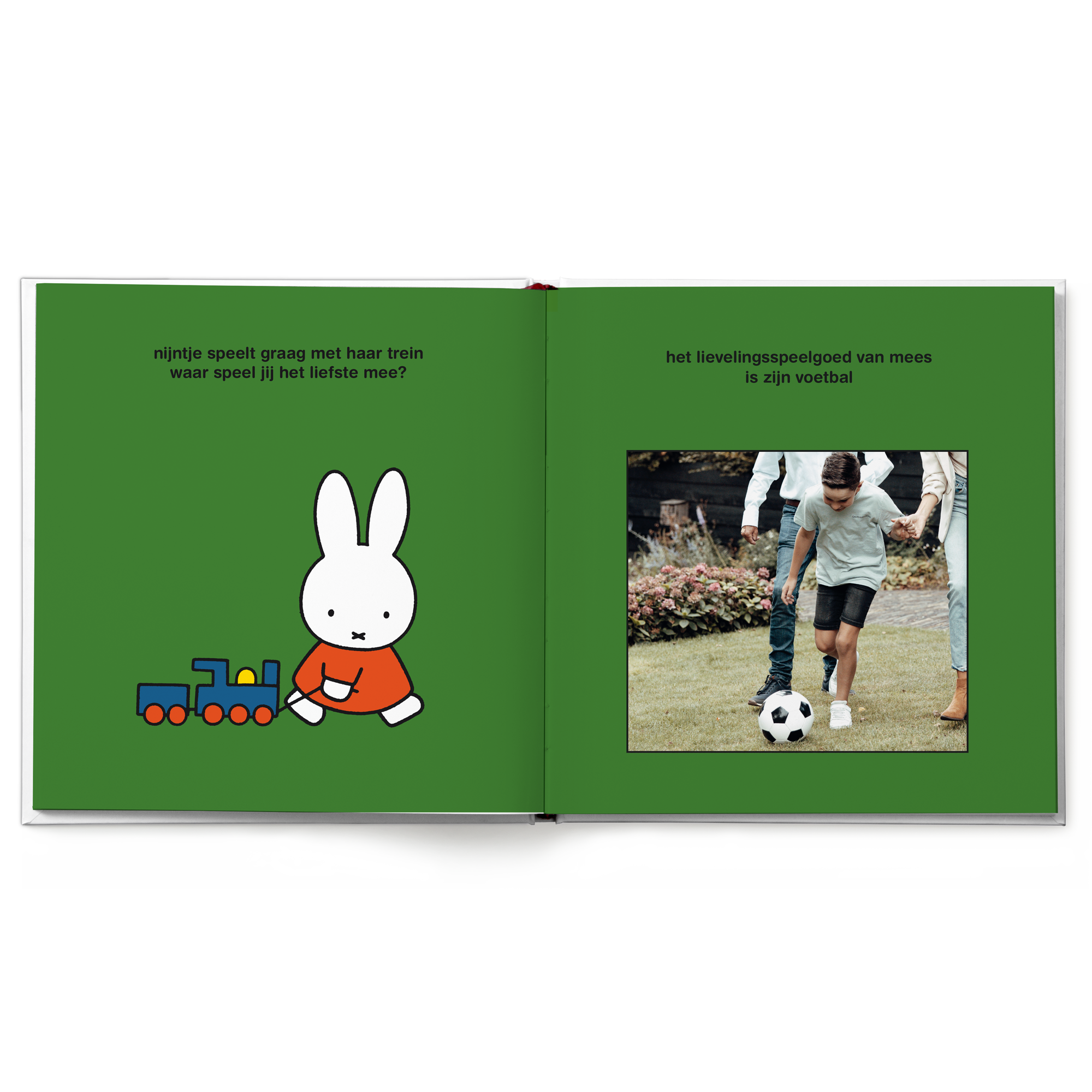 nijntje fotoboek met naam - familie en vriendjes