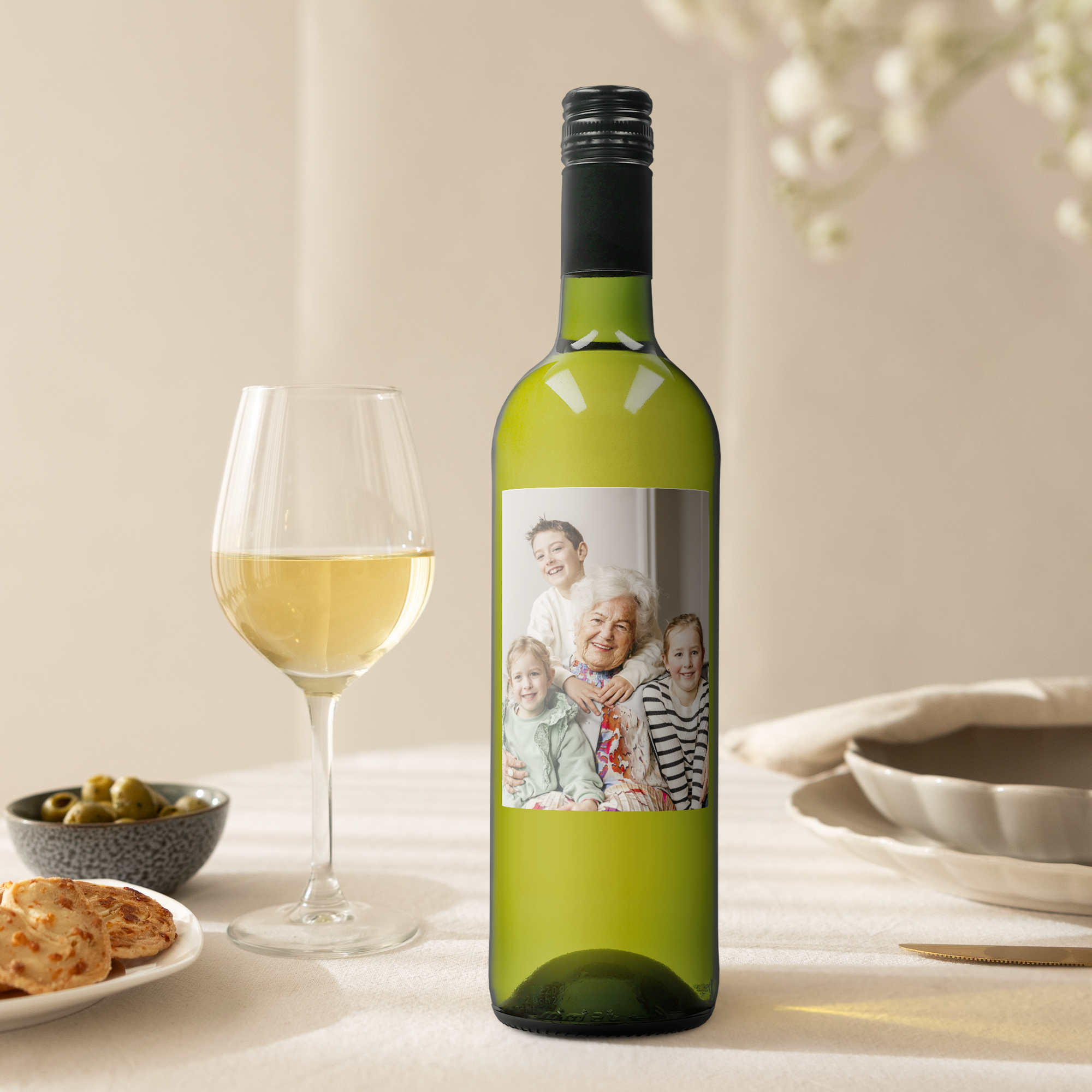 Personalisierter Belvy Weißwein