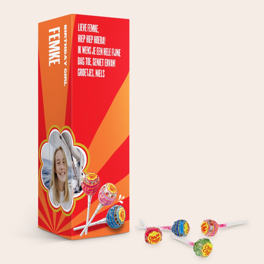 Chupa Chups pakket personaliseren Chupa Chups pakket personaliseren