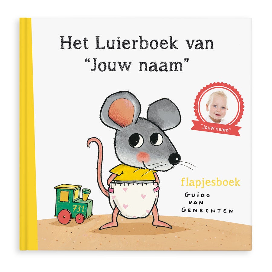 Het Luierboek - XXL flapjesboek met naam en foto