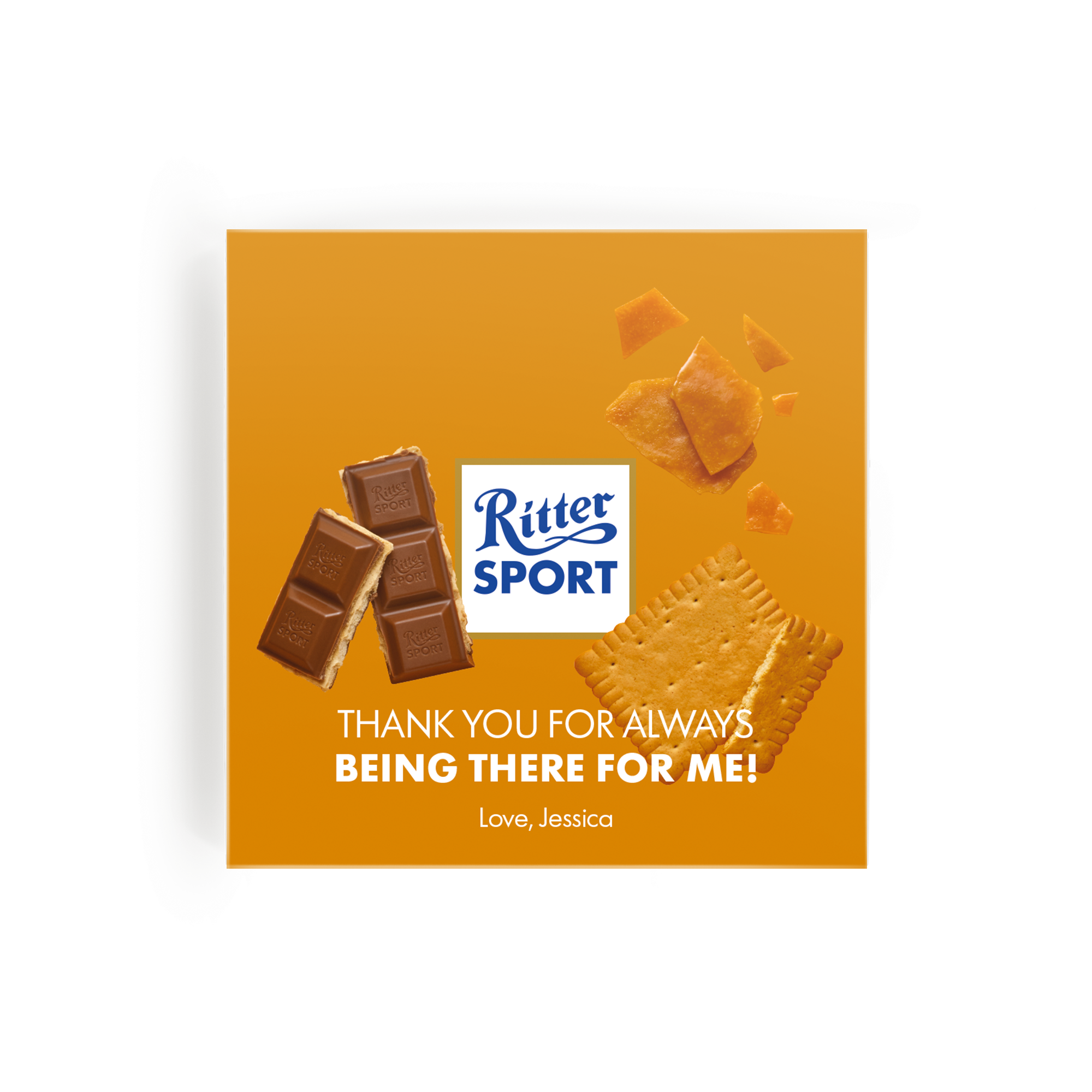 Personalised Ritter Sport chocolate