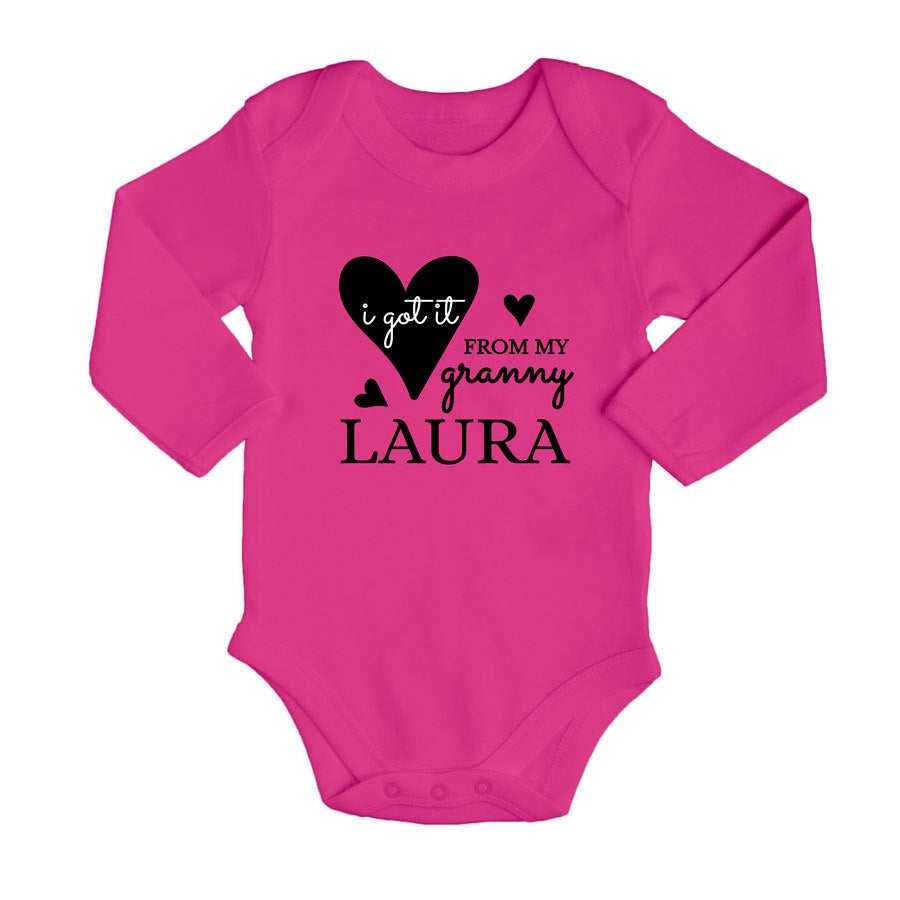 Baby Body selbst gestalten - Pink 62/68