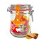 Personalised candy jar - Enjoy mix