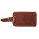 Leather luggage tag