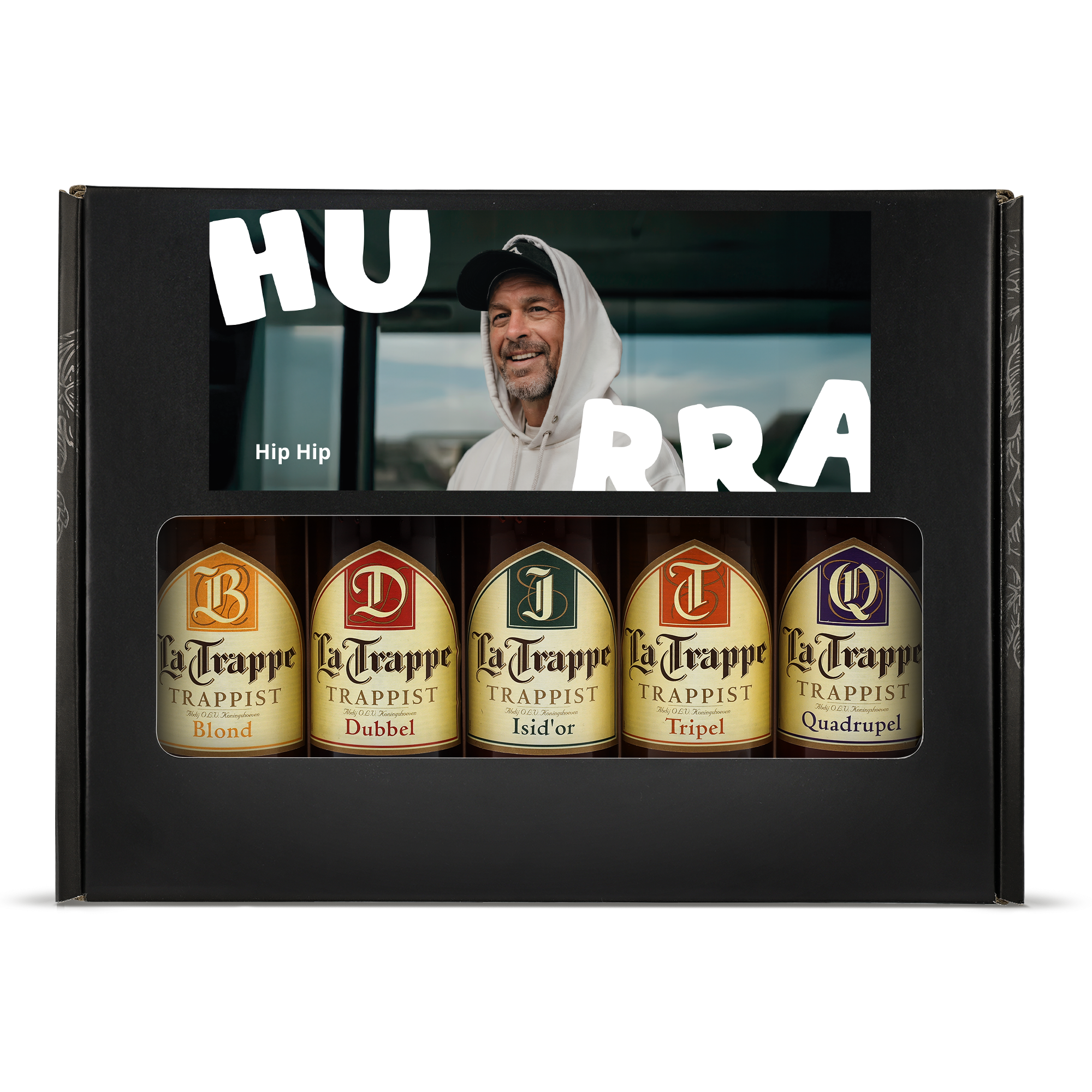 Øl gaveæske med billede - Belgisk øl