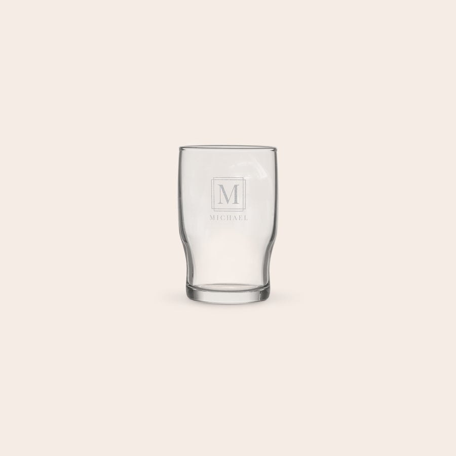 Personalised water glass Personalised water glass