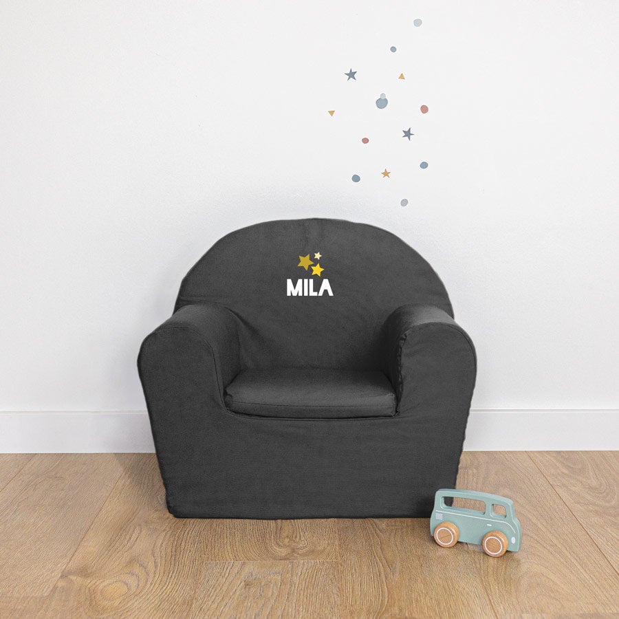 Kinderfauteuil met naam bedrukken