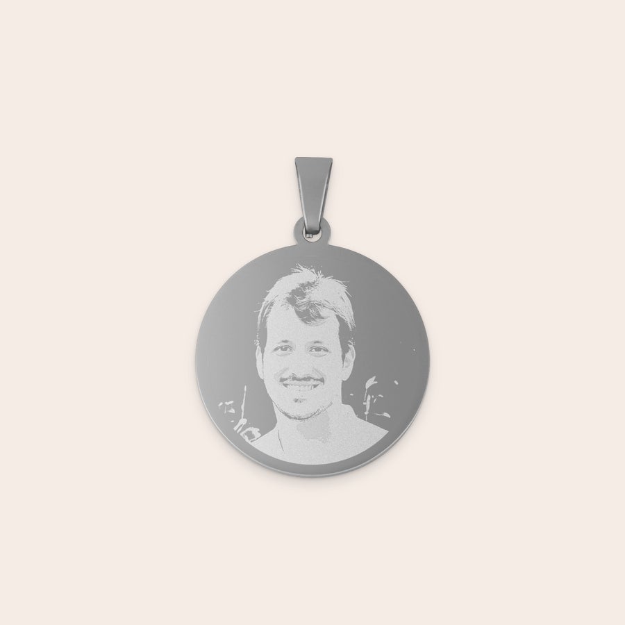 Personalisierte Runde Kette Personalisierte Runde Kette