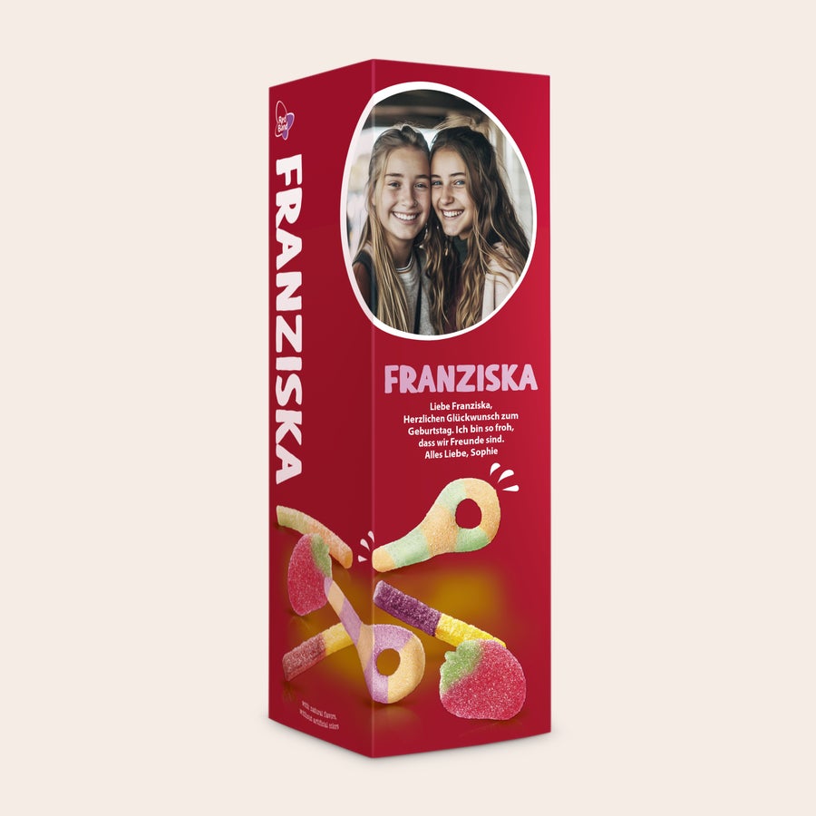 Süßigkeiten Geschenkbox - Red Band Süßigkeiten Geschenkbox - Red Band