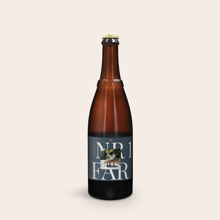 Øl gavesæt i trækasse med egen tekst - Westmalle Øl gavesæt i trækasse med egen tekst - Westmalle