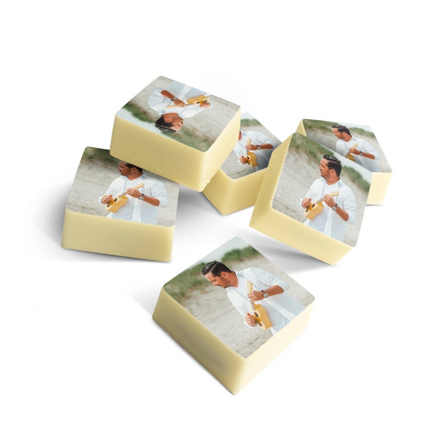 Chocolate pralines - Square - set of 60