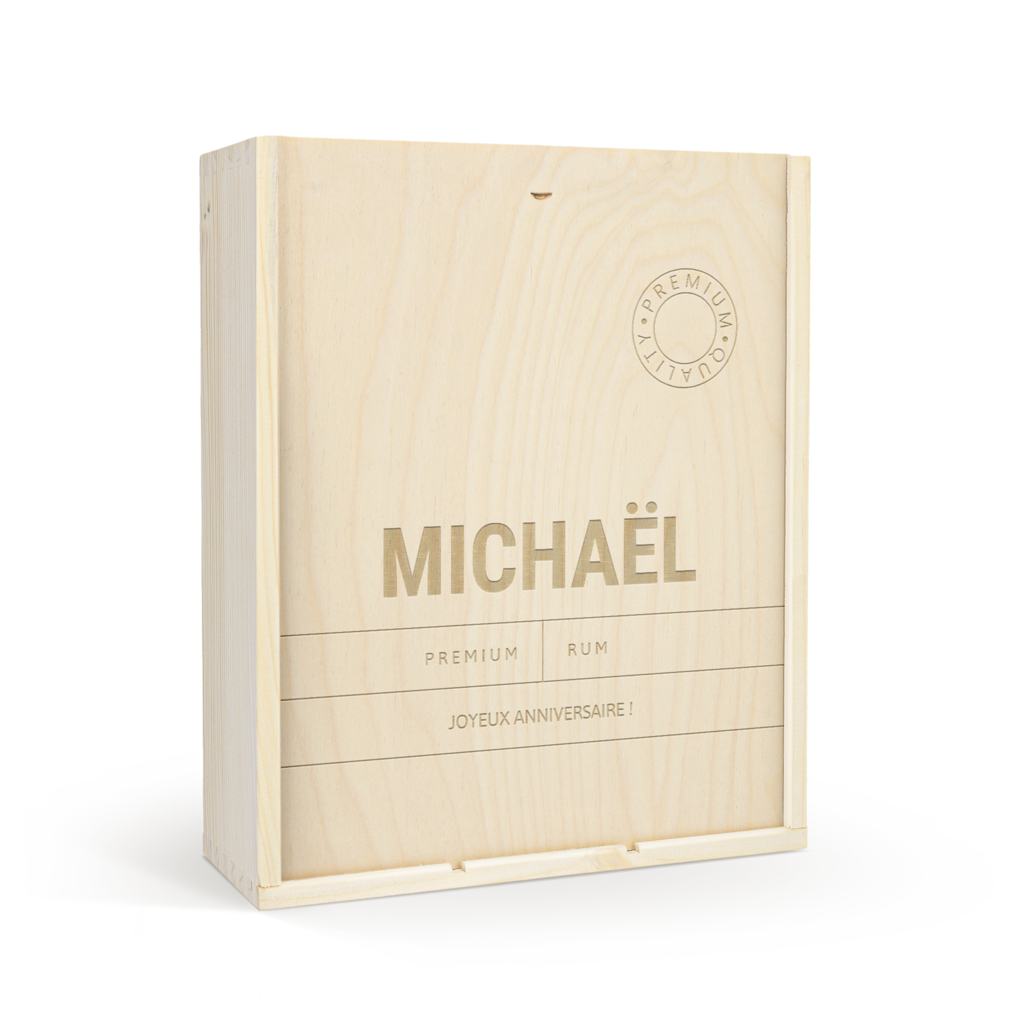 Caisse de vin personnalisée