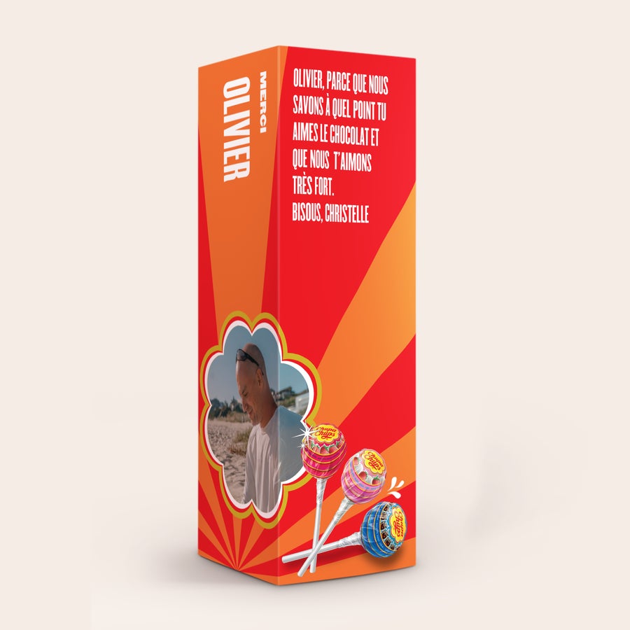 Coffret cadeau personnalisé Chupa Chups Coffret cadeau personnalisé Chupa Chups