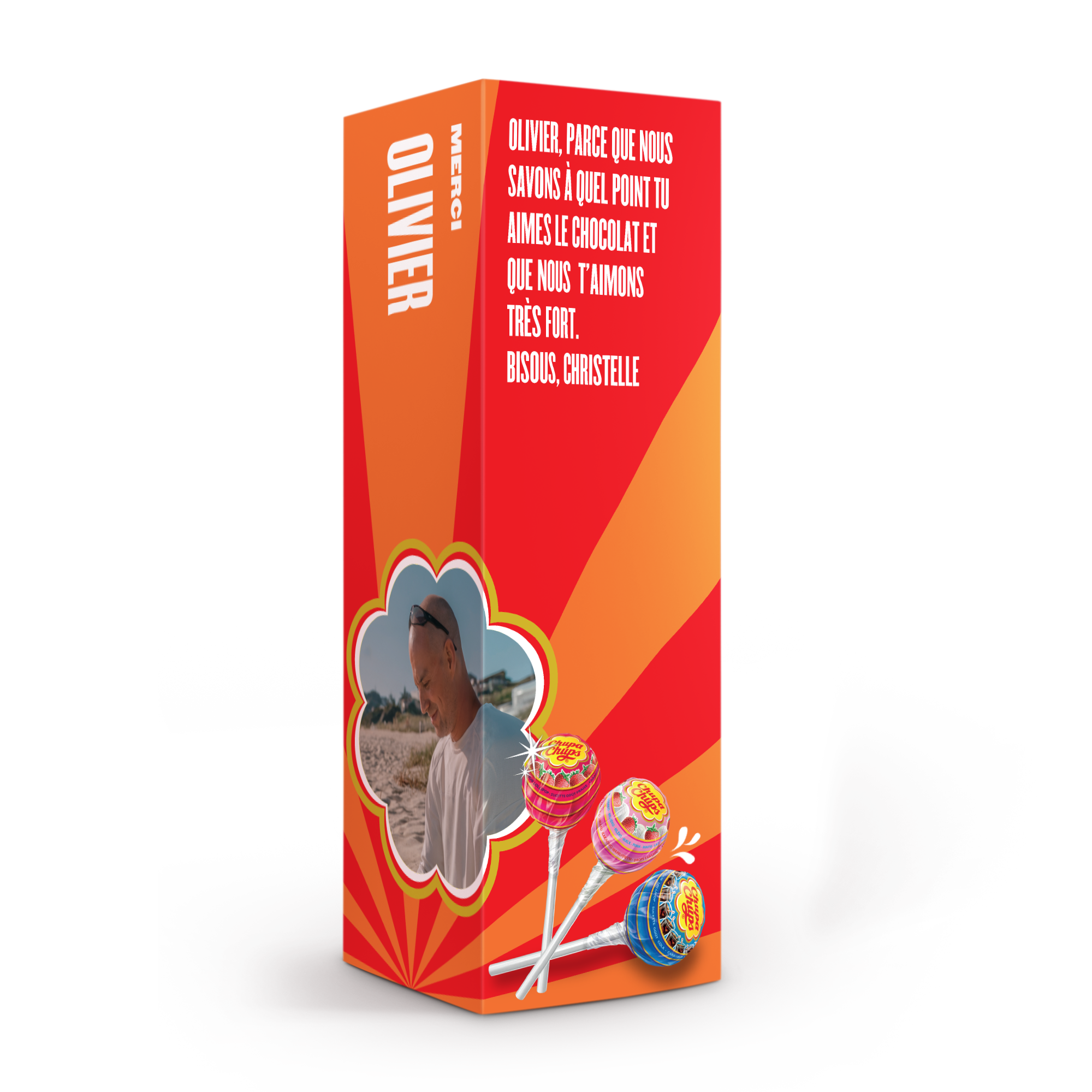 Coffret cadeau personnalisé Chupa Chups