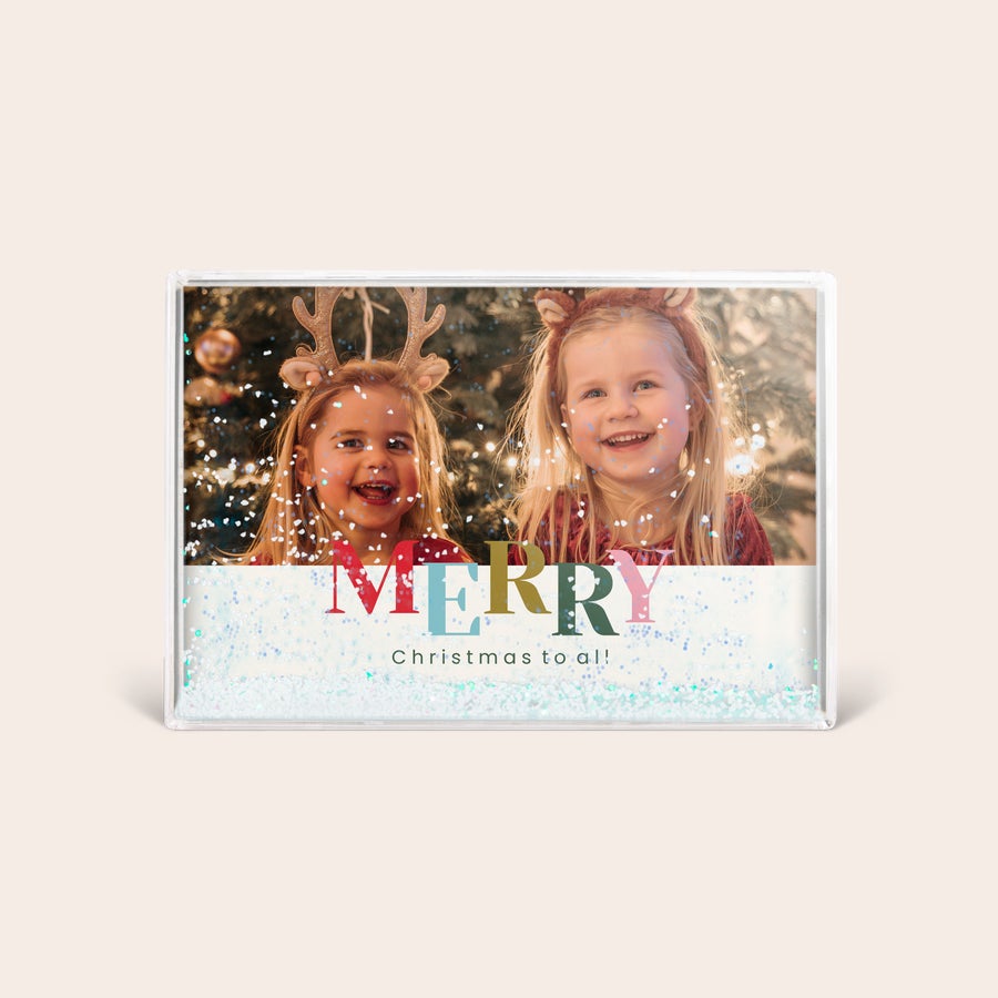 Sneeuwblok personaliseren met foto Sneeuwblok personaliseren met foto