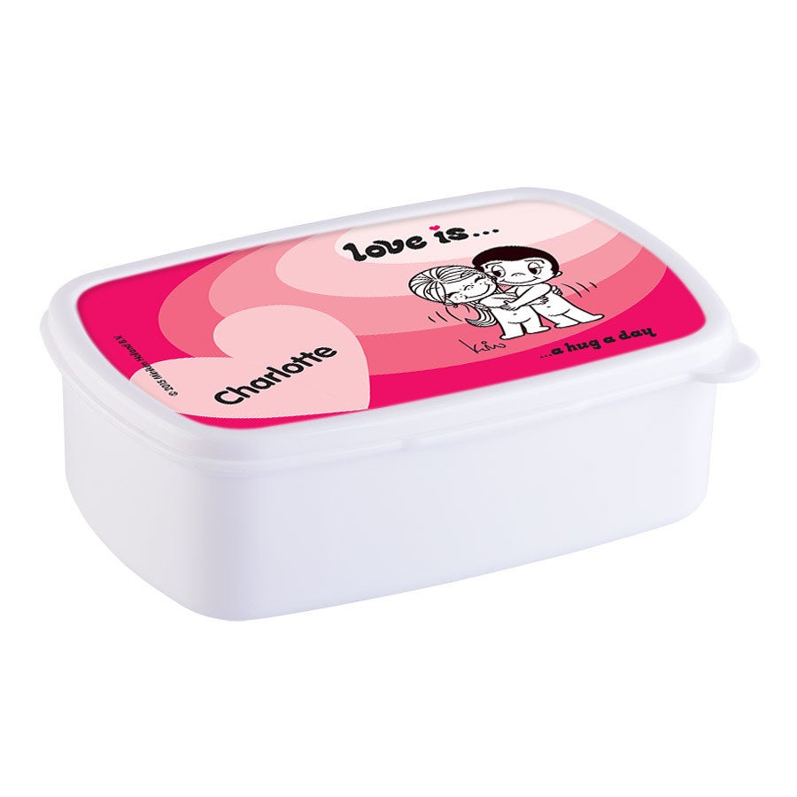 Lunch box - Love is... - Blanc