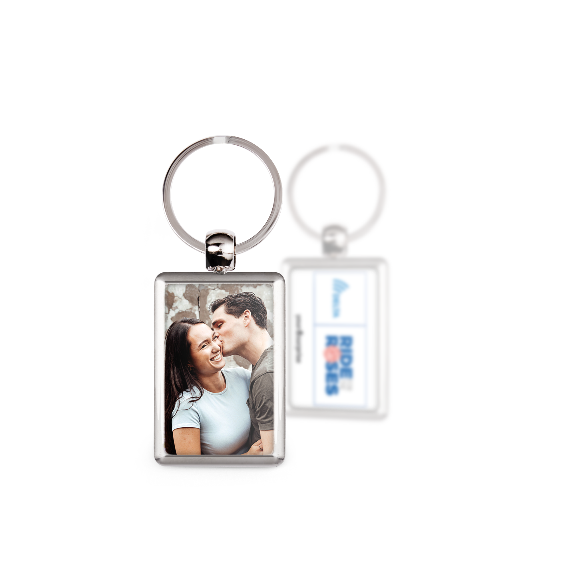 Sleutelhanger met foto - Rechthoek