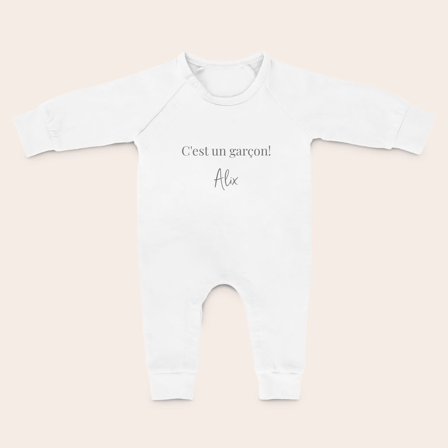 Grenouillère bébé personnalisé Grenouillère bébé personnalisé