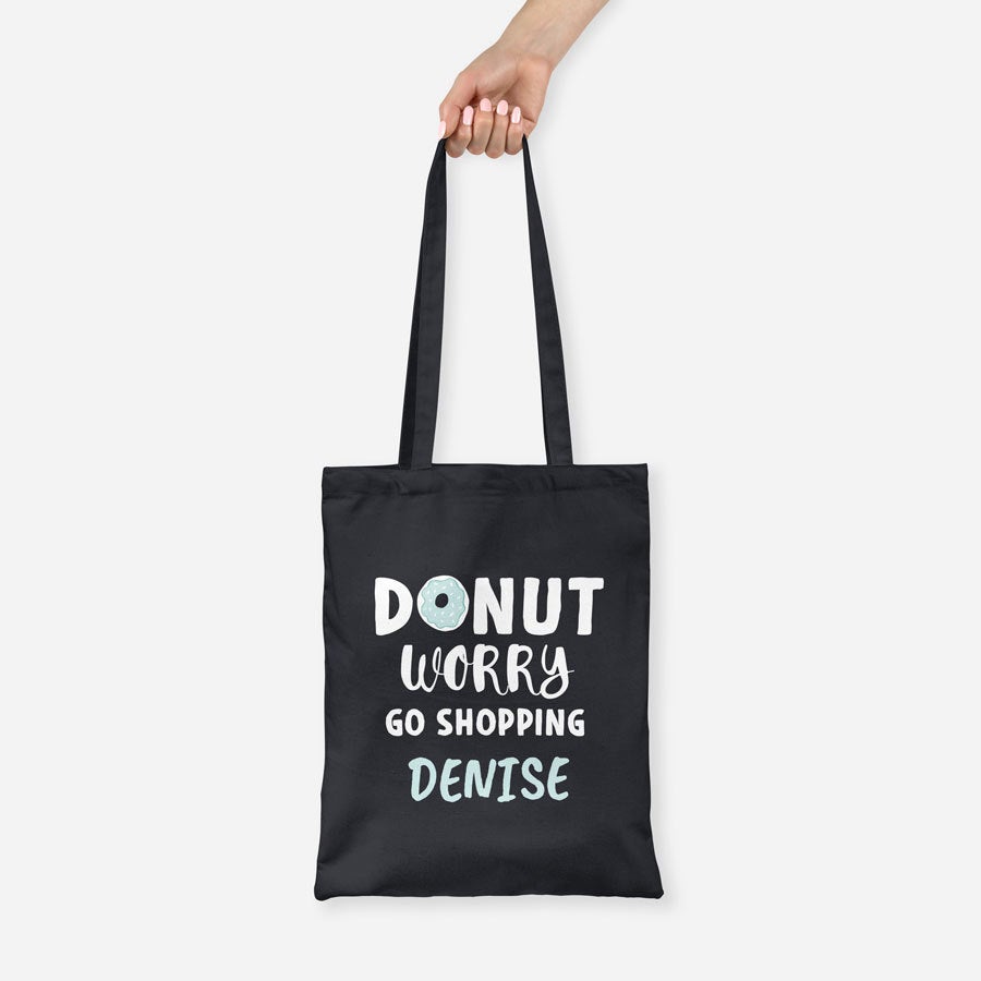 Linnen tas bedrukken - Zwart
