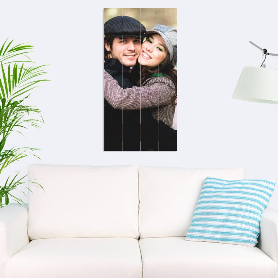 Photo print on wood - planks (40x80cm)