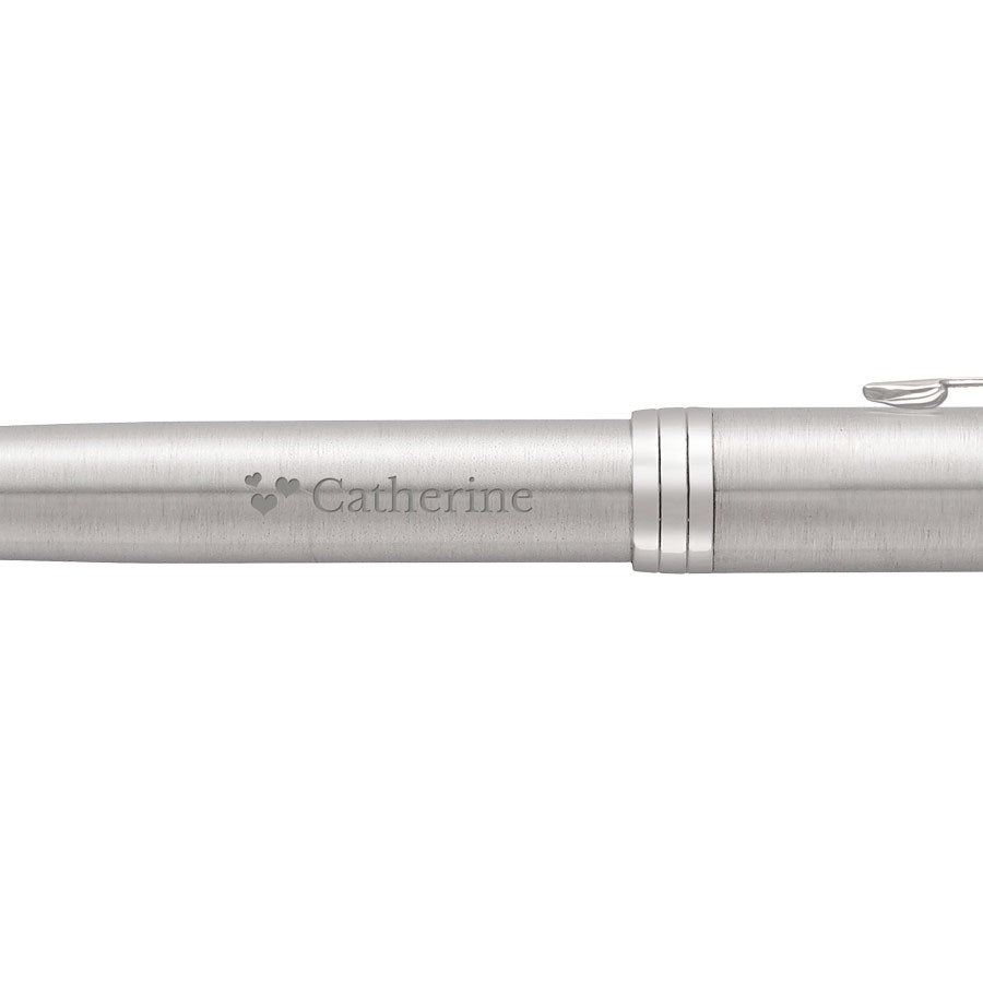 Parker - Sonnet Steel - caneta gravada