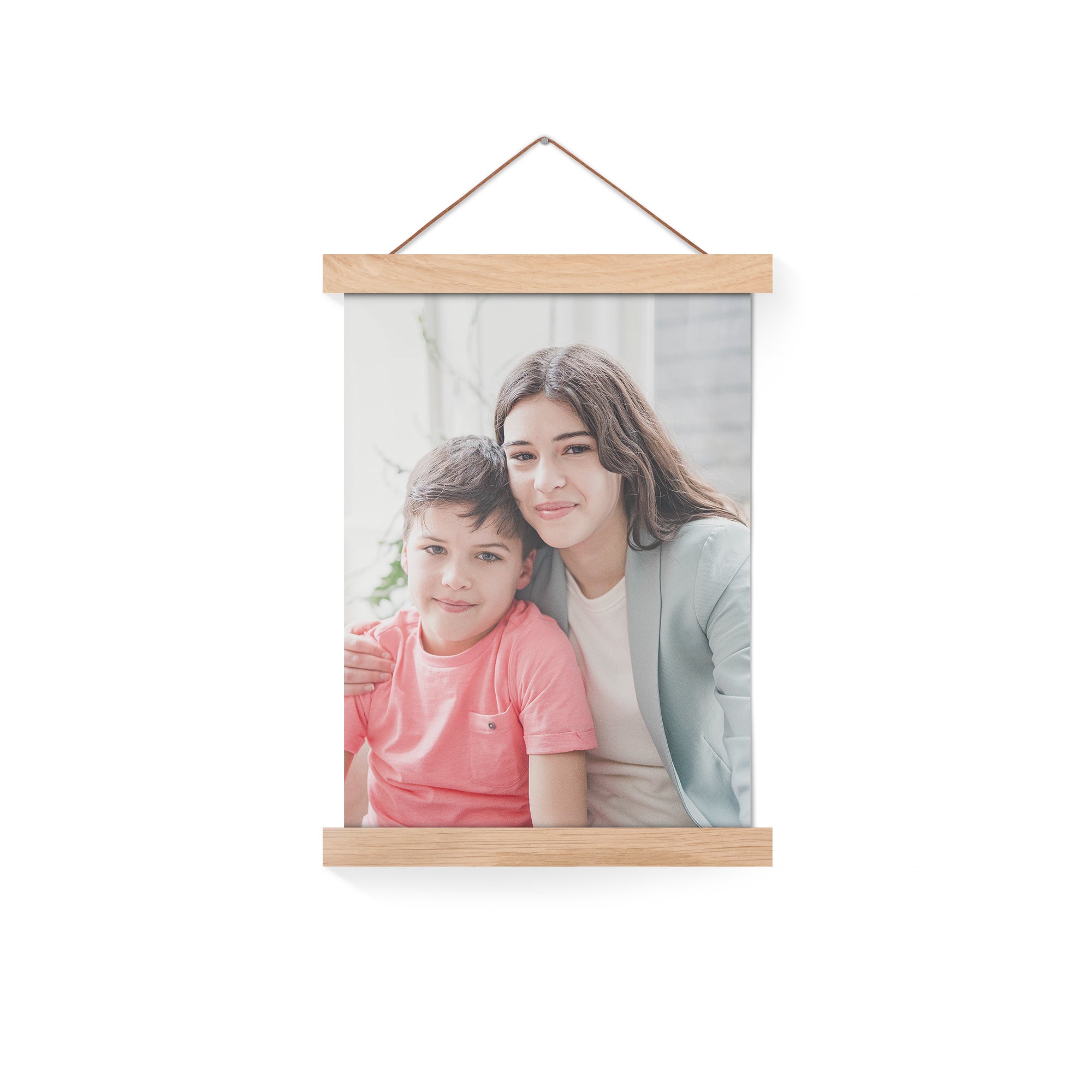Gepersonaliseerde poster met houten posterhanger 20x30 Gepersonaliseerde poster met houten posterhanger 20x30