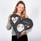 Fully printed photo pillow - Heart - Cotton (60 x 60)