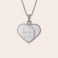 Collier cœur gravé Collier cœur gravé