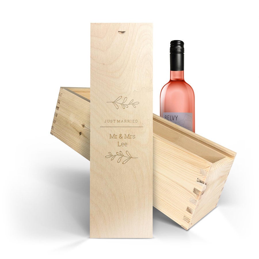 Personalised Wine - Belvy Rose