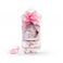 Heart-shaped sweets in personalised baby bottle