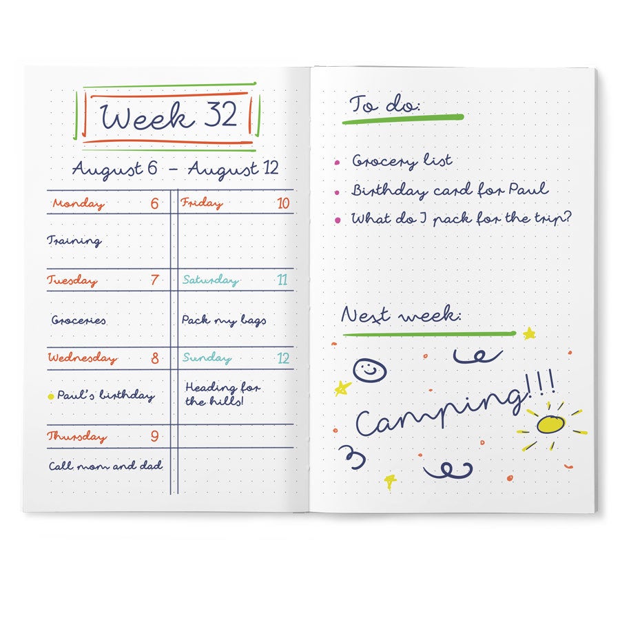 Cuaderno bullet journal