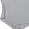 Personalised baby romper - Short sleeves - Grey - 62/68
