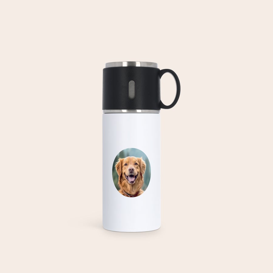 Flakón s pohárom - personalizovaný Flakón s pohárom - personalizovaný