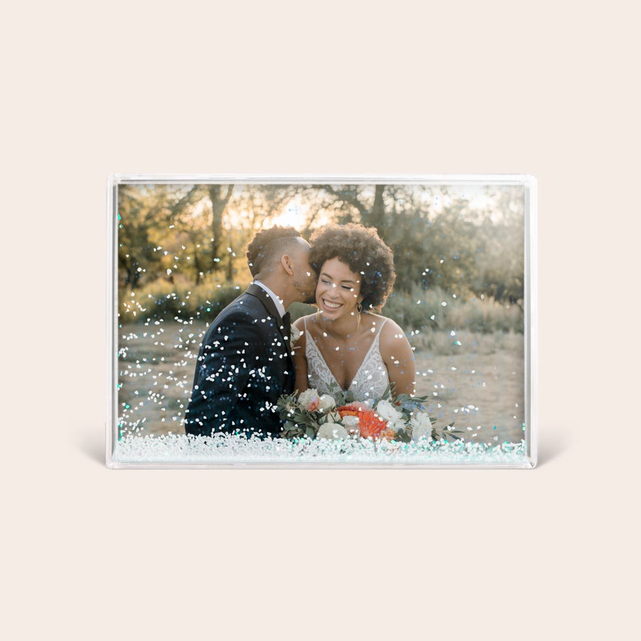 Sneeuwblok personaliseren met foto Sneeuwblok personaliseren met foto