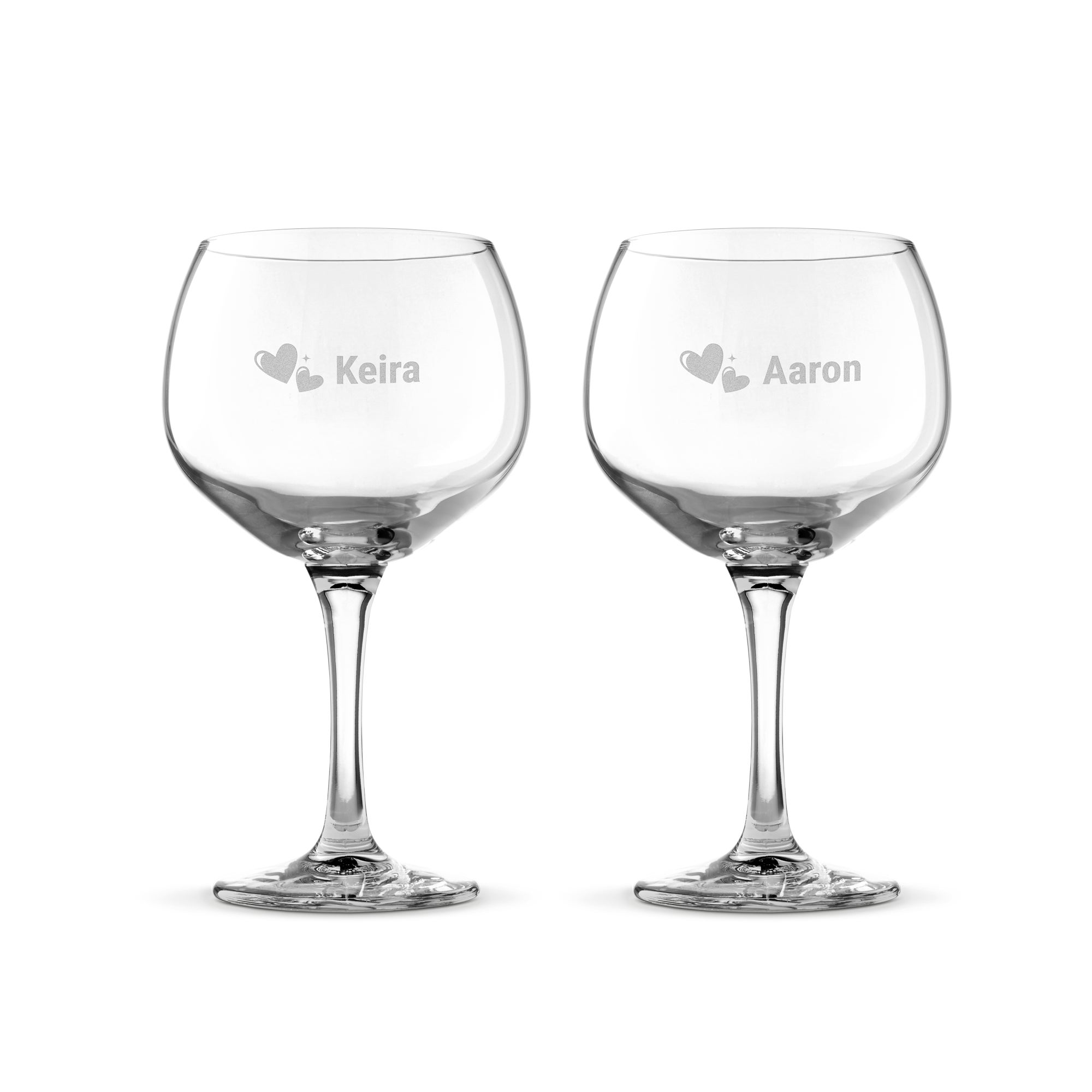 Personalised Gin Glass - 2 pcs