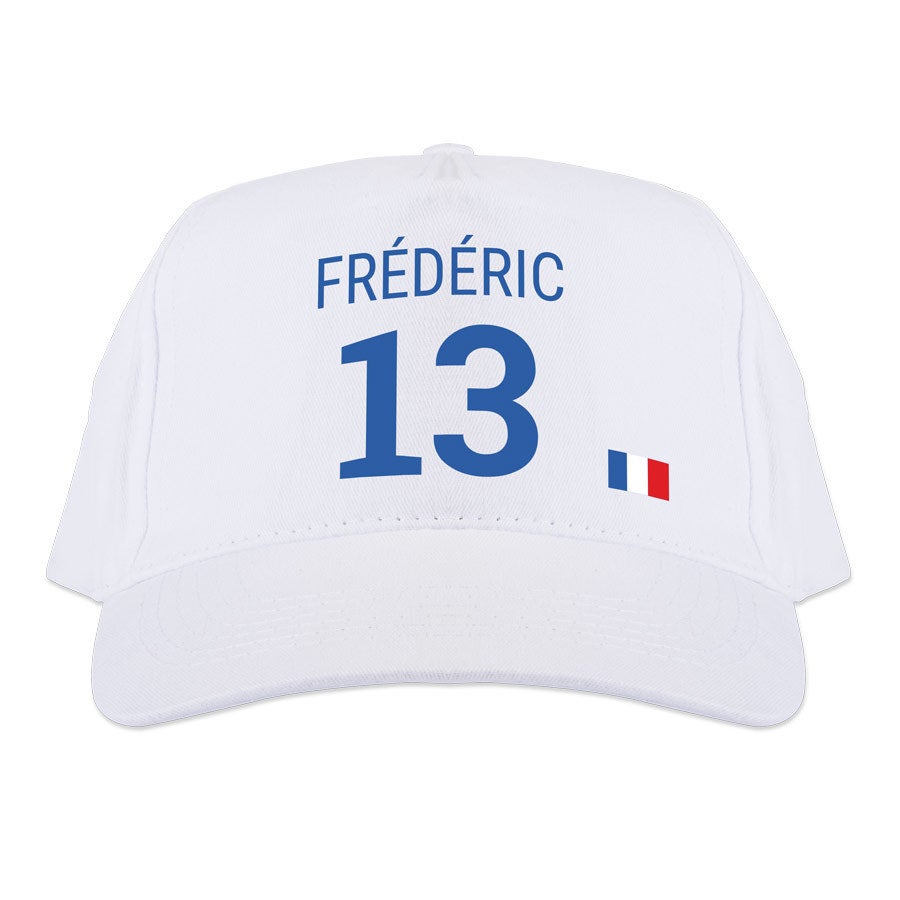 Casquette Coupe du Monde personnalisée - Blanche