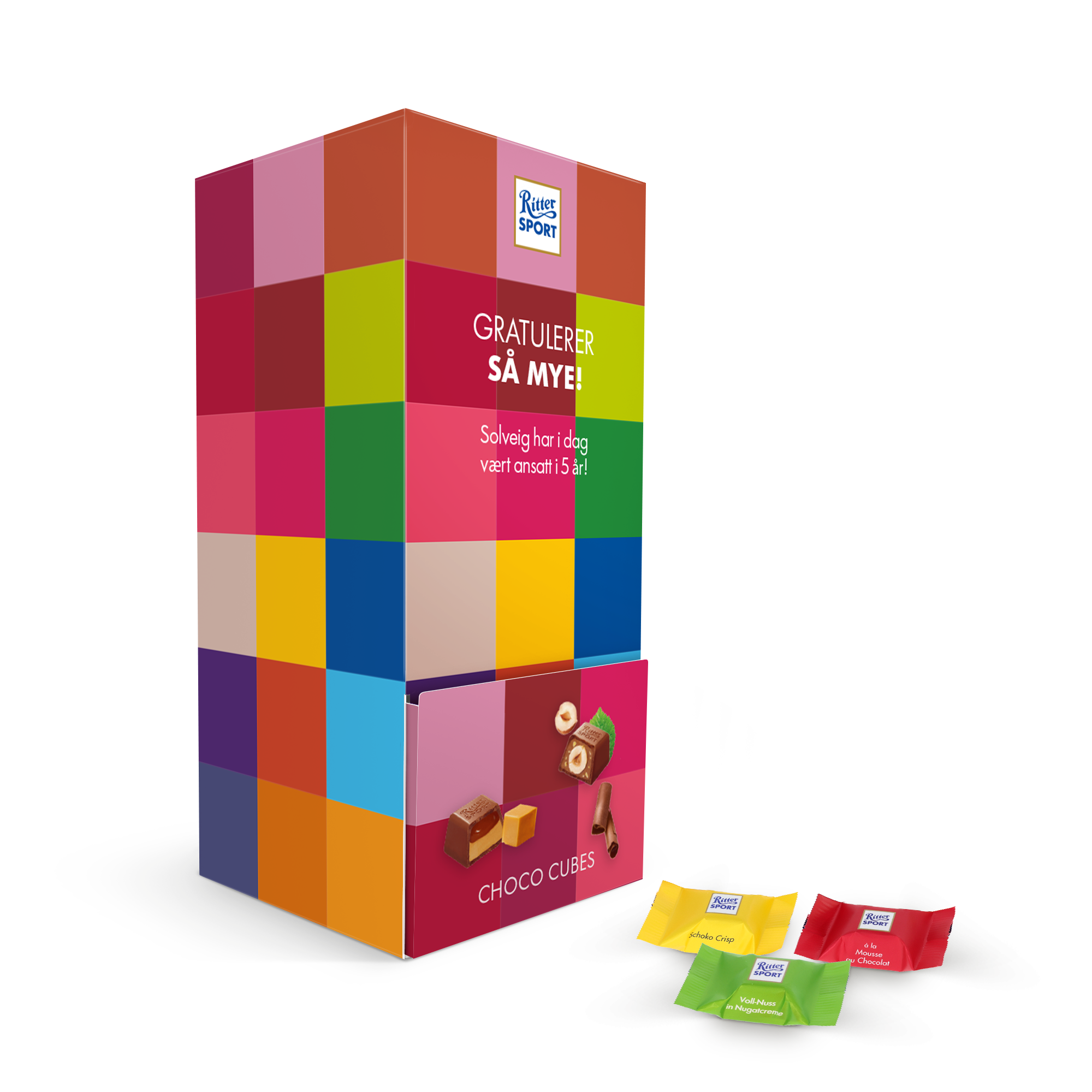 Personlig Ritter Sport Mini Mix Dispenser
