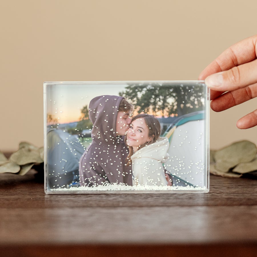Sneeuwblok personaliseren met foto Sneeuwblok personaliseren met foto