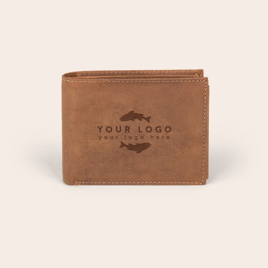 Personalised leather wallet & belt gift set Personalised leather wallet & belt gift set